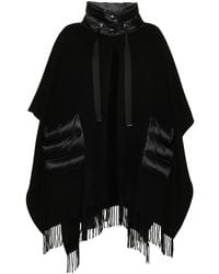 Herno - Wool And Nylon Cape - Lyst