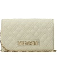 Love Moschino - Pochette Donna Poliuretano/Avorio - Lyst