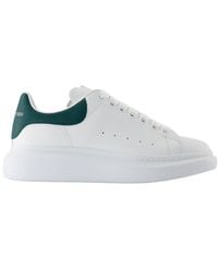 McQueen - Baskets surdimensionnées Leather blanc - Lyst