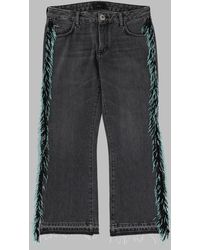 Alanui - Mini Distressed Jeans For - Lyst