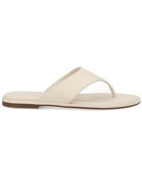 Aeyde - Ivory Nappa Leather Sandals - Lyst
