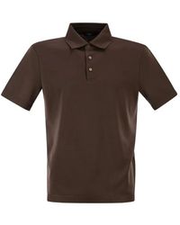 Herno - Gebreid Poloshirt - Lyst