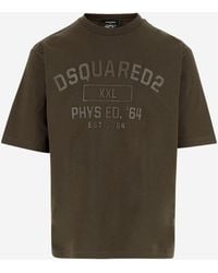DSquared² - Cotton T-Shirt With Logo - Lyst