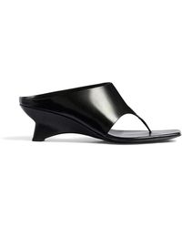 KHAITE - Marlow Leather Mules - Lyst