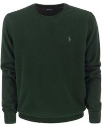 Polo Ralph Lauren - Crew Neck Wool Sweater - Lyst