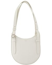 Coperni - Tassen ,Wit ,Leer Witte Leren Mini Schoudertas - Lyst