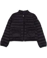 Moncler - Zwart Lans-jack - Lyst