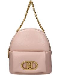 Liu Jo - Zaini En De Lapuffy Marsupials Pink Polyester Woman/pink Cypress Woman - Lyst