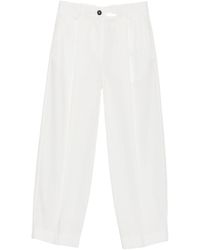 TOTEME - Pleated Wide-Leg Trousers - Lyst