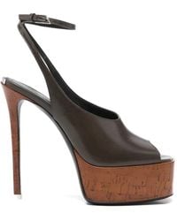 The Attico - Ornella Platform Sandals - Lyst