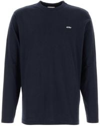 Autry - Dark Cotton T-Shirt - Lyst