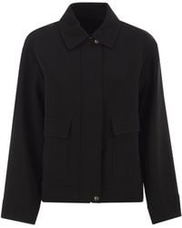 Max Mara - Mstsauna Boxy Triacetate Jacket With Patch Pockets - Lyst