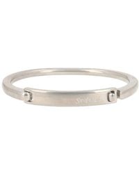 Saint Laurent - Bracciale Con Logo - Lyst