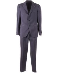 Luigi Bianchi - Tailored Straight Cut Suit - Lyst