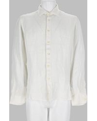 120% Lino - 100% Linen Shirt - Lyst
