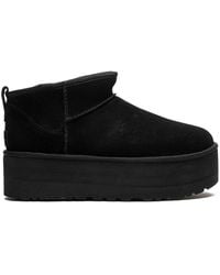UGG - Botte Classic Ultra Mini à plateau pour in Black, Taille 37, Daim - Lyst