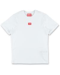 DIESEL - Boy's 100% Cotton Mini T-Shirt - Lyst