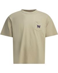 Needles - Aiguilles « Pocket Tee » T-shirt à col rond - Lyst