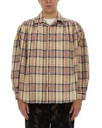 A.I.E. - Seersucker Cotton Shirt - Lyst