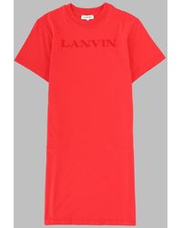 Lanvin - Vestido Corto - Lyst