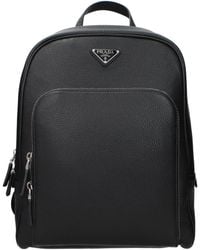 Prada - Backpacks And Pouches Leather - Lyst