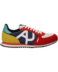 Armani Jeans - Sneakers Uomo Tessuto Multicolore - Lyst