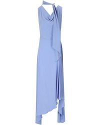FEDERICA TOSI - Long Dress With Foulard Scarf - Lyst
