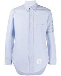 Thom Browne - Oxford Satin Weave 4-Bar Shirt - Lyst