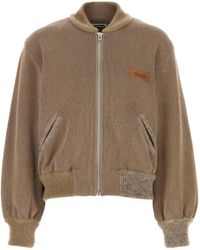 Magliano - Biscuit Cotton Blend Bomber Jacket 88_Sand Giubbini - Lyst
