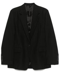 TOTEME - Wool Blend Single Breasted Blazer Jacket - Lyst