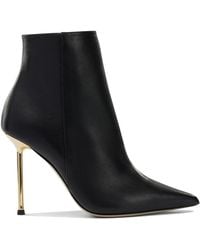Ninalilou - Laelen Calf Leather Heeled Ankle Boots - Lyst