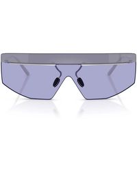 Prada - Zonnebril Prb55 S 1 Bc70 P Zilver/paars Unisex - Lyst