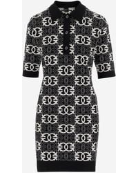 Pinko - Love Birds Dress In Viscose Blend - Lyst