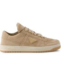 Prada - Downtown Suede Sneakers - Lyst