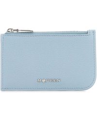 McQueen - Light Leather Card Holder - Lyst