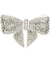Self-Portrait - Look-Tone Bow Hair Clip With Sparkling Embellishments (8 Cm X 10 Cm) - Lyst