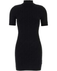 MICHAEL Michael Kors - Black Knit Mini Dress - Lyst