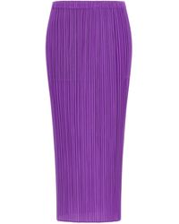 Pleats Please Issey Miyake - Falten bitte Issey Miyake 'monatliche Farben: August' Rock - Lyst