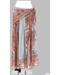 Zimmermann - Skirt Aster With Silk Scarf Detail - Lyst