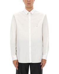 Moschino - Structured Cotton Poplin Shirt - Lyst