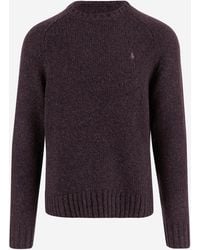 Polo Ralph Lauren - Wolmix Trui Met Geborduurd Logo - Lyst