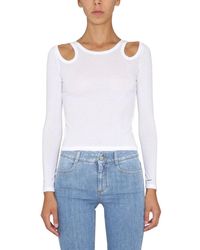 Stella McCartney - Solid Round Neck Top - Lyst
