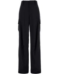 Bottega Veneta - Fine Wool Cargo Pants - Lyst