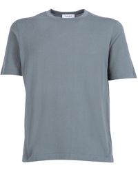 Kangra Cashmere - Girocollo M Manica Rasato Calato - Lyst