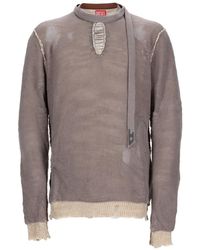 DIESEL - Stylish Cotton Blend Sweater For - Lyst