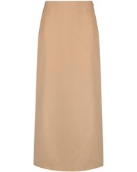 By Malene Birger - Palomie Wool Midi Skirt - Lyst