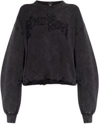 R13 - Frayed-Embellished Sweatshirt - Lyst