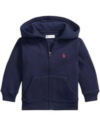 Polo Ralph Lauren - Fz Hood Tops Knit - Lyst