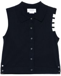 Thom Browne - COTTY TANK TROLEP con 4 detalles de rayas - Lyst