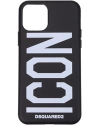 DSquared² - Porta Iphone Iphone 11 Pro Donna Termoplastica Nero - Lyst
